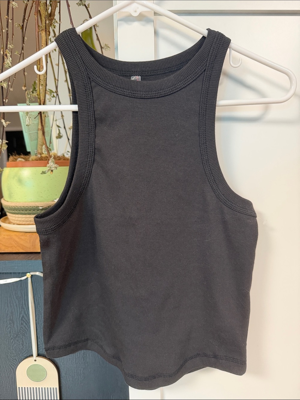 Free People Movement Classic Women's Black Ribbed Tank Top